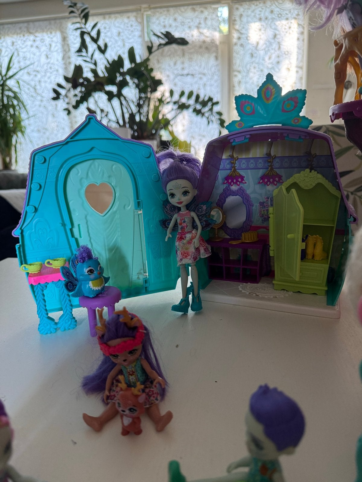 Grote collectie Enchantimals poppen, huisjes en meubels, Ophalen, Gebruikt, Overige typen