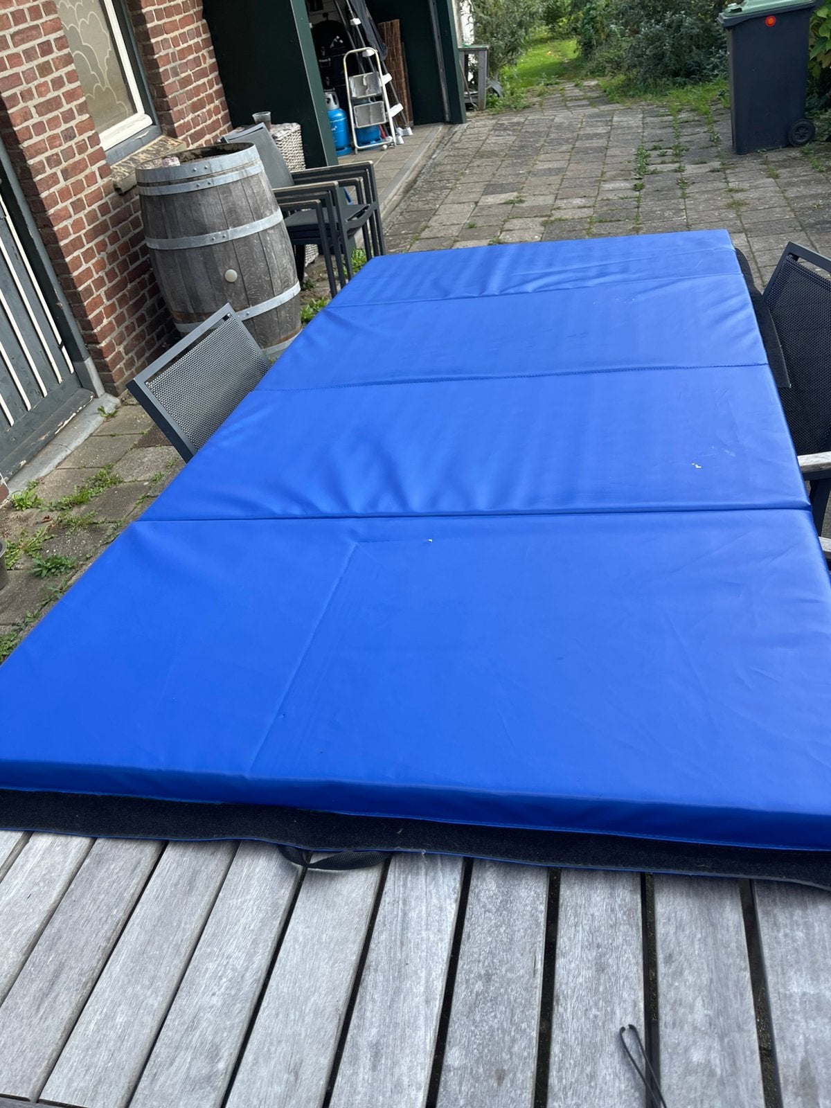 Turnmat voor kinderen, Ophalen, Gebruikt, Blauw, Materiaal