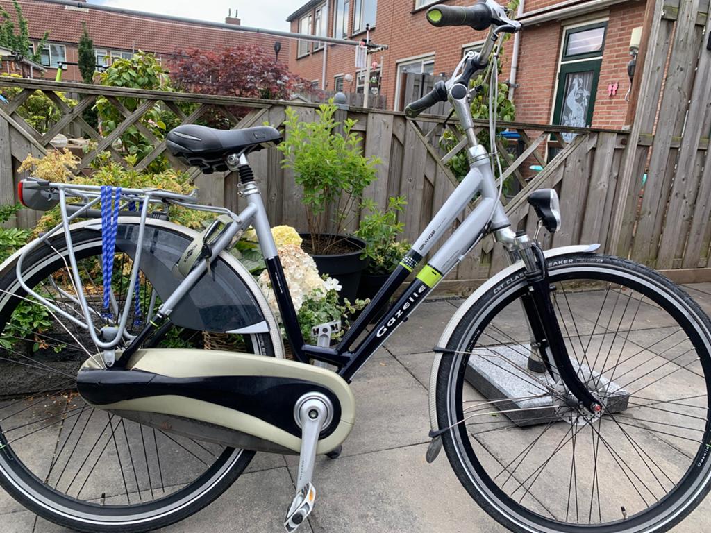 GAZELLE DAMESFIETS- 7 VERSN + VERING, Gebruikt, Versnellingen, Ophalen of Verzenden, 50 tot 53 cm