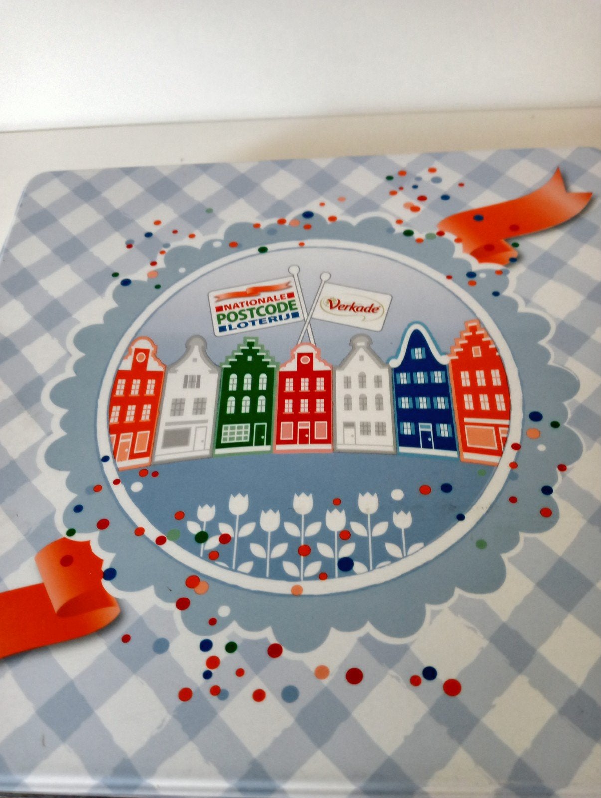 Verkade Postcode Loterij Koekblik 2016, Verzamelen, Blikken, Ophalen of Verzenden, Nieuw, Koek(jes), Verkade