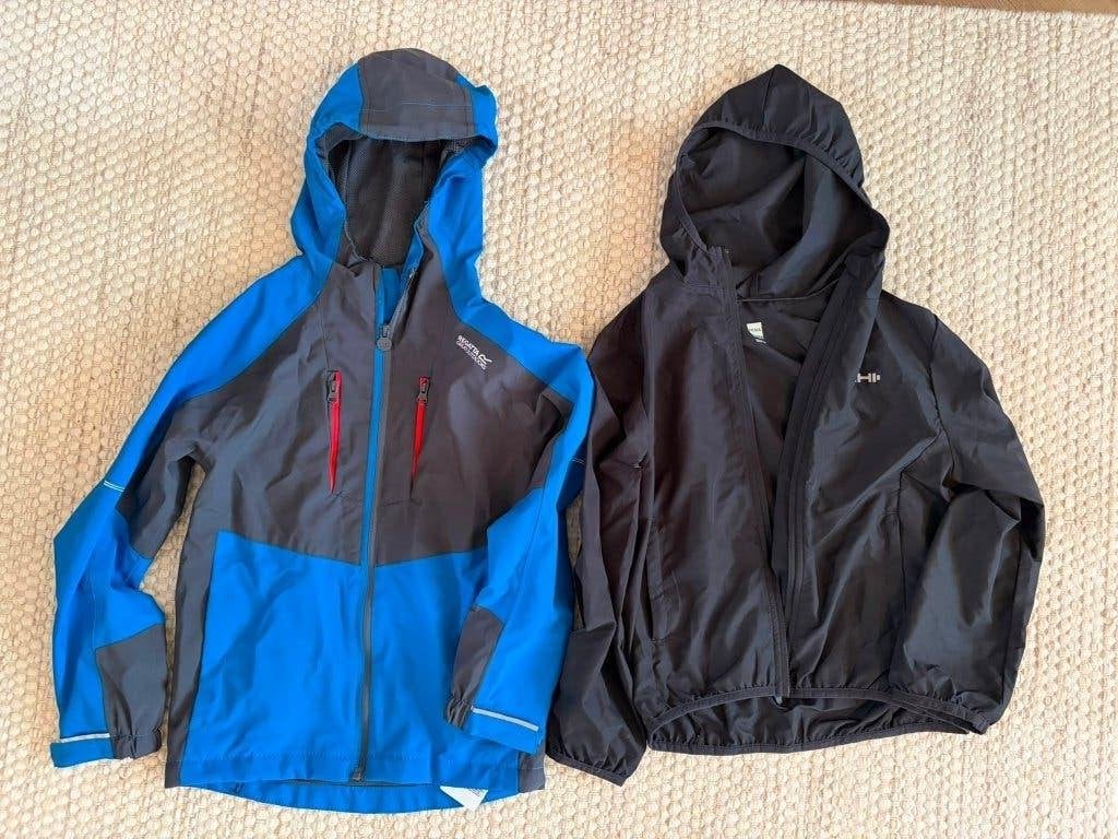 Jassen Regata en Hema sport maat 128, 5 euro totaal, Ophalen, Zo goed als nieuw, Jongen of Meisje, Jas