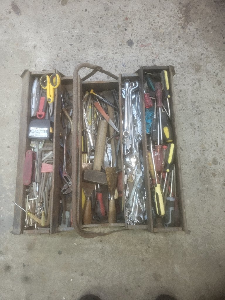Gereedschapkist, Ophalen of Verzenden, Gebruikt, Gereedschapsset, Overige merken