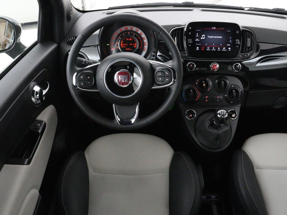 Fiat 500C 1.0 Hybrid Dolcevita | Origineel NL | Carplay | Na, Auto's, Fiat, Stof, Euro 6, Cabriolet, 4 stoelen