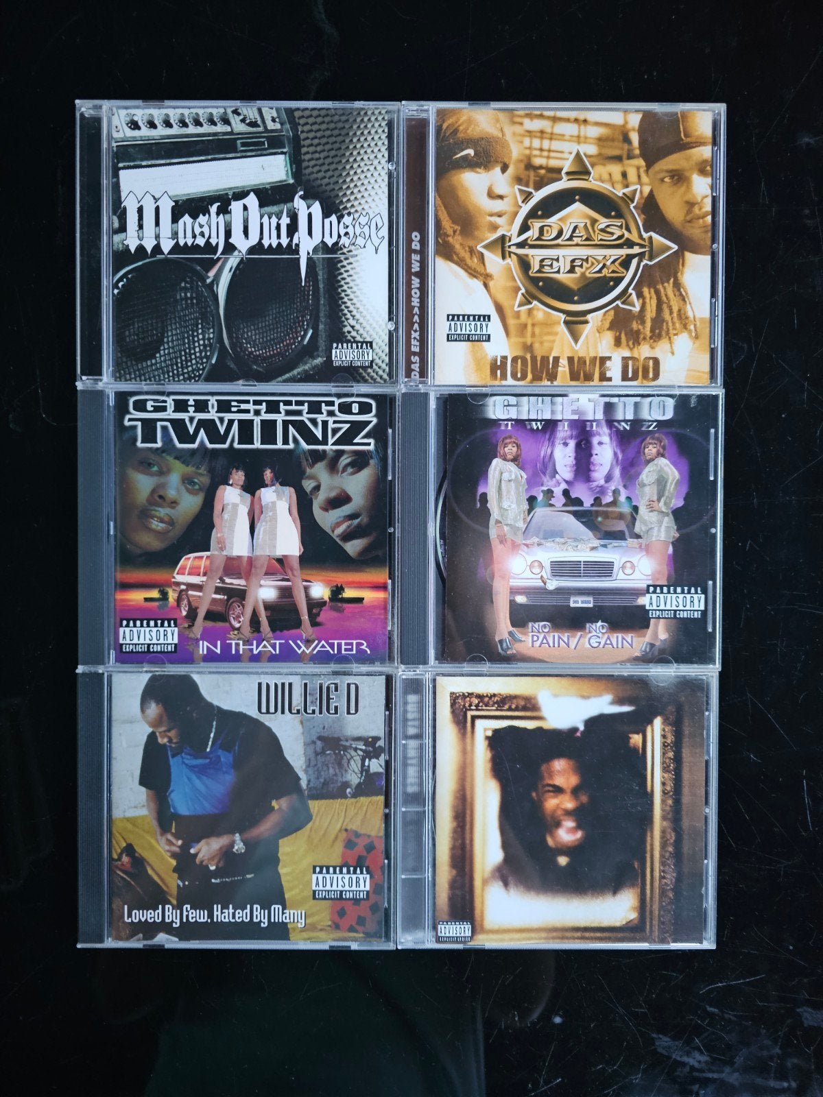 Hardcore Underground & Southern Rap CD Lot (6x), Ophalen of Verzenden