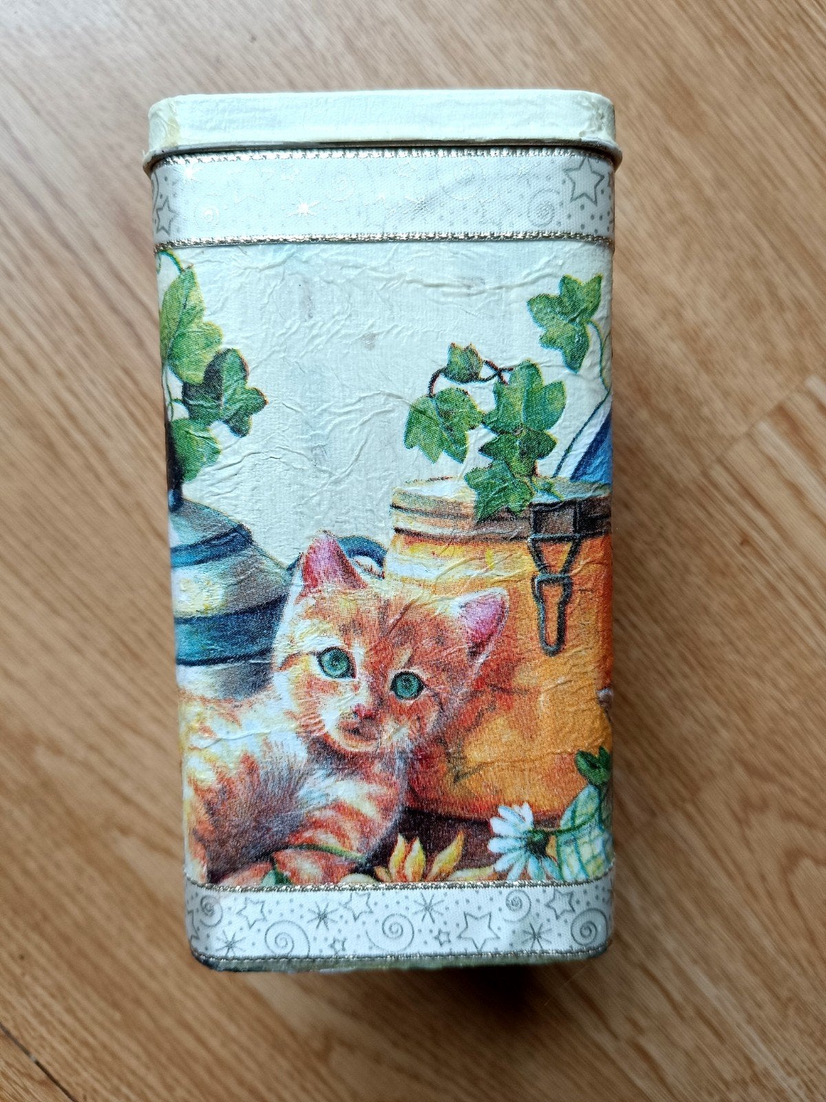 katten - Deco - opberg blikje, Huis en Inrichting, Ophalen of Verzenden