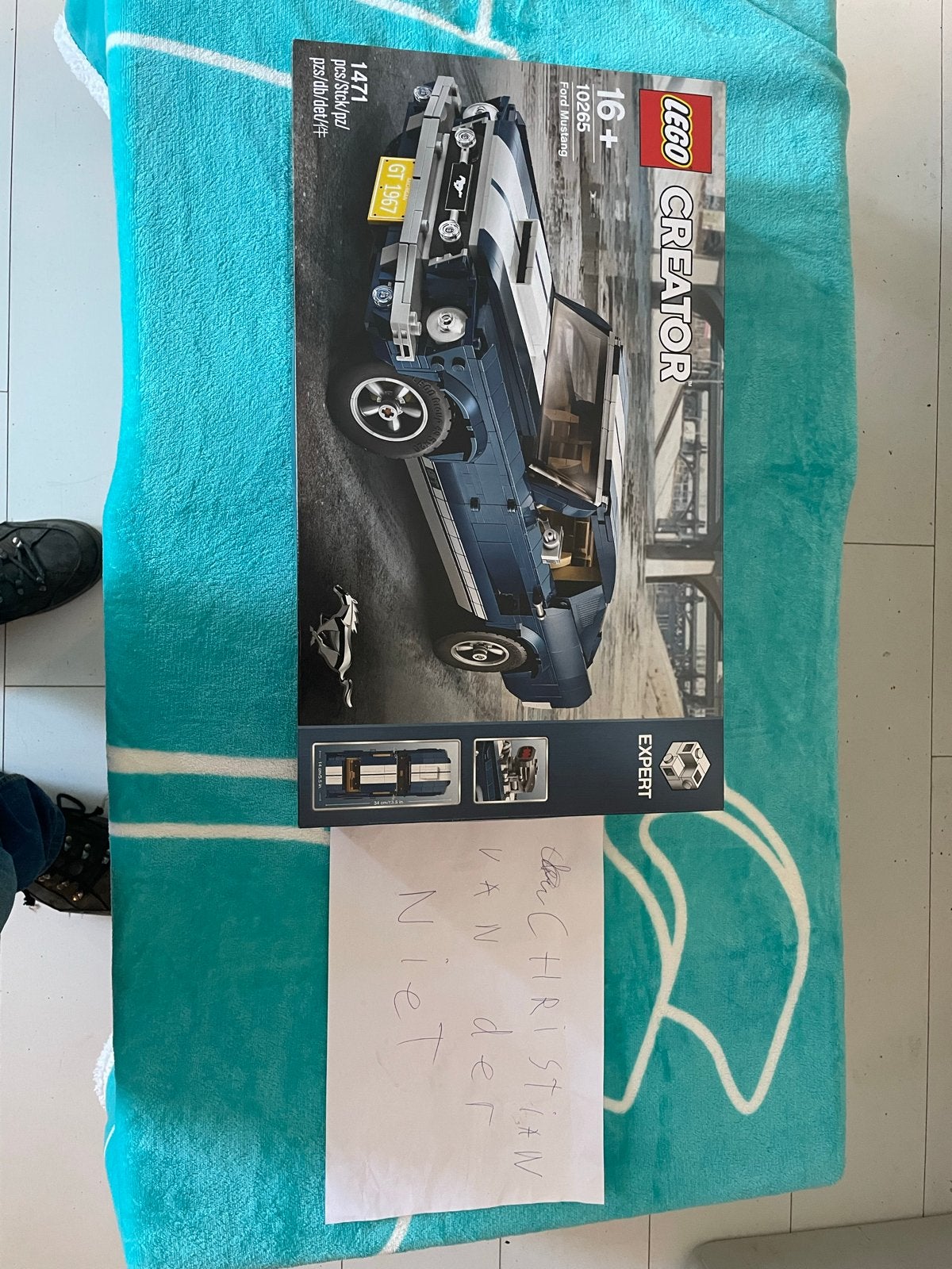 Lego Creator Expert 10265 Ford Mustang GT, Lego, Nieuw, Ophalen of Verzenden, Compleet