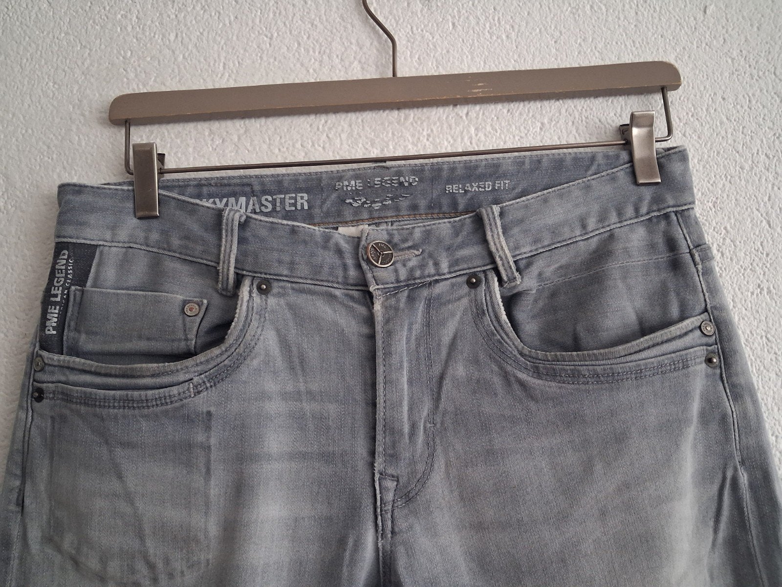 PME Legend Skymaster Relaxed Fit Jeans W32/L32 Grijs, W32 (confectie 46) of kleiner, Ophalen of Verzenden, PME Legend, Grijs