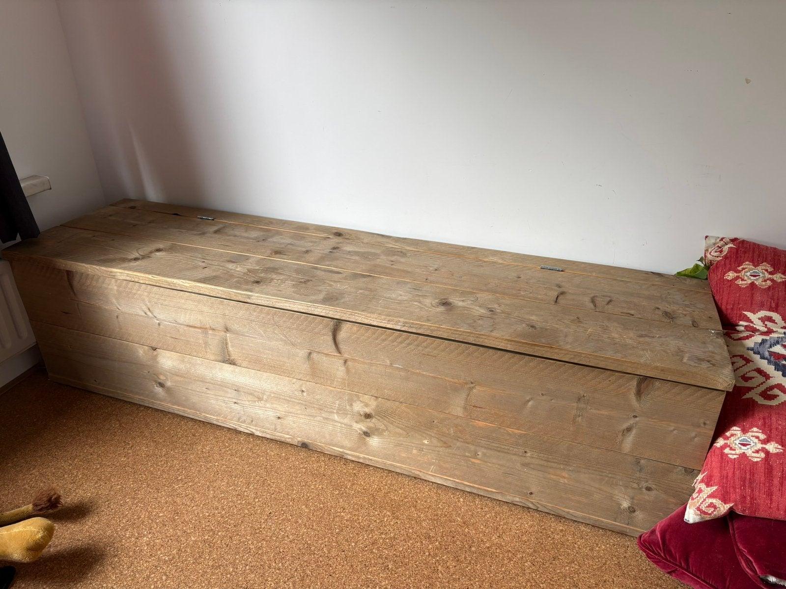 Opbergkist steigerhout, Ophalen of Verzenden, Zo goed als nieuw, Minder dan 50 cm
