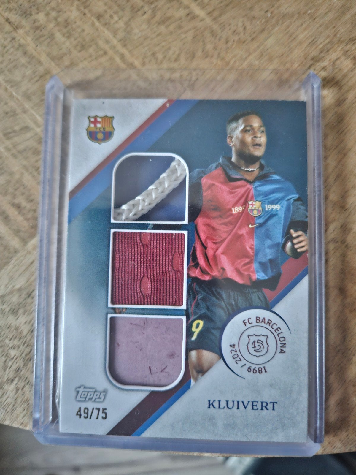 Topps 125 barca set /75 Patrick Kluivert, Ophalen, Zo goed als nieuw