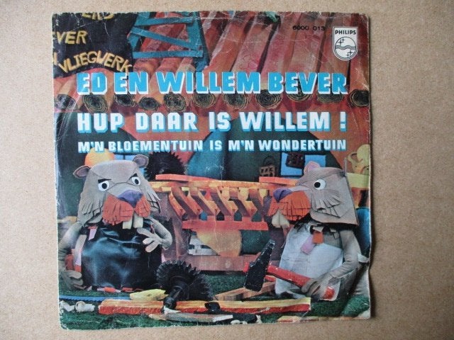 s0082 ed en willem bever - hup daar is willem, Cd's en Dvd's, Vinyl Singles, Ophalen, Gebruikt, 7 inch, Nederlandstalig