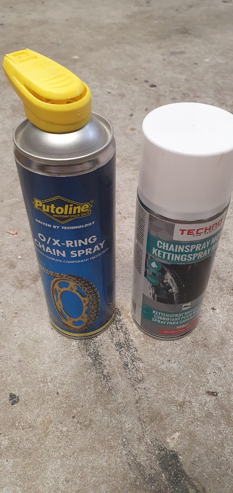 2x Kettingspray (Putoline O/X-Ring & Techno Kettingspray), Ophalen of Verzenden