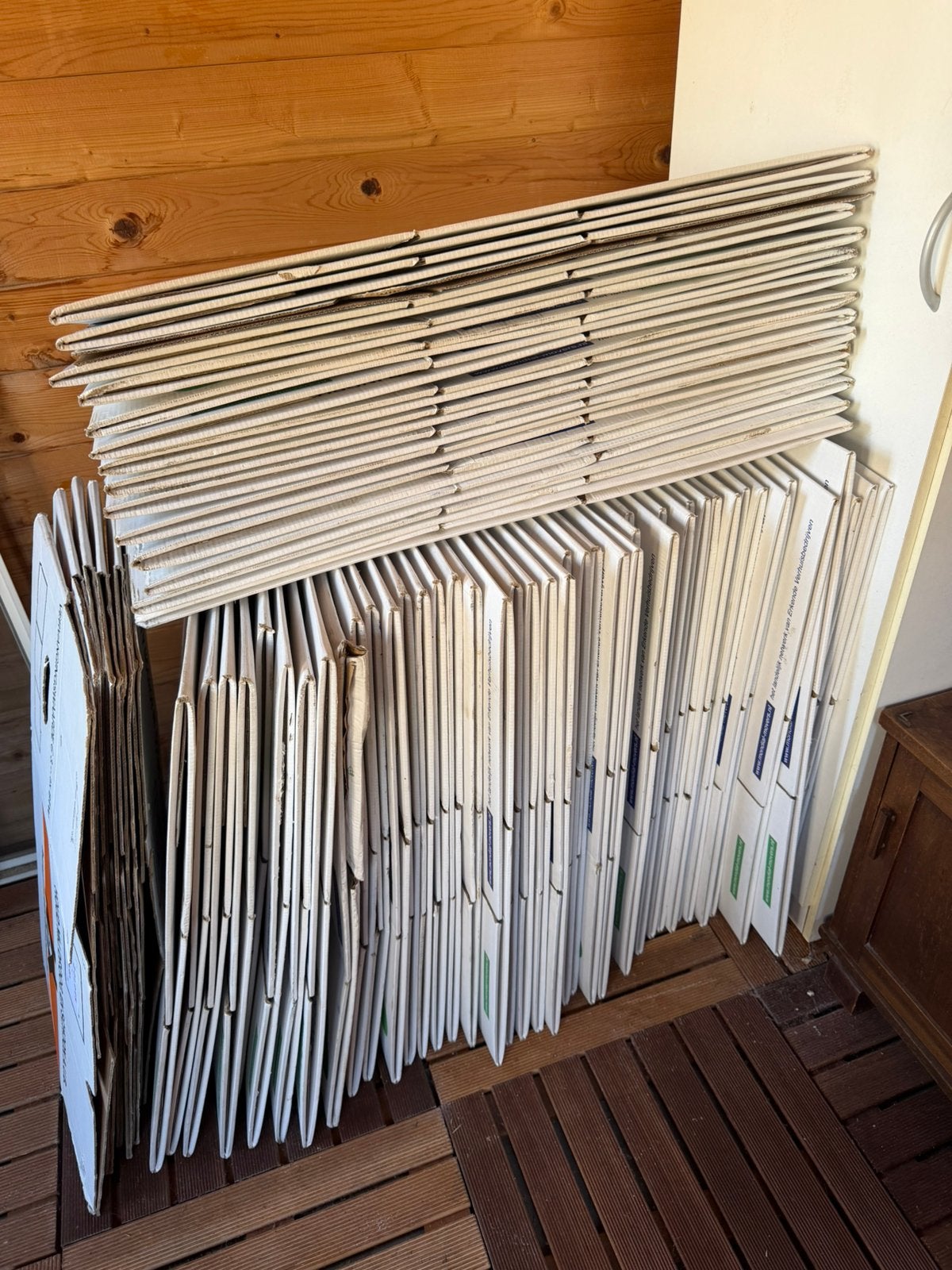 Verhuisdozen 66 stuks, Ophalen, Opvouwbaar, Minder dan 35 cm, Minder dan 50 cm