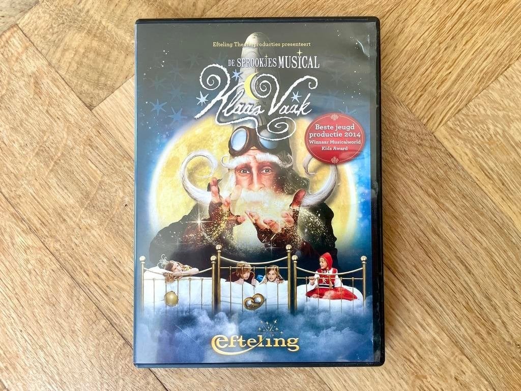 Efteling: Klaas Vaak - Sprookjes Musical op DVD (krasvrij), Cd's en Dvd's, Alle leeftijden, Zo goed als nieuw, Overige typen, Ophalen of Verzenden
