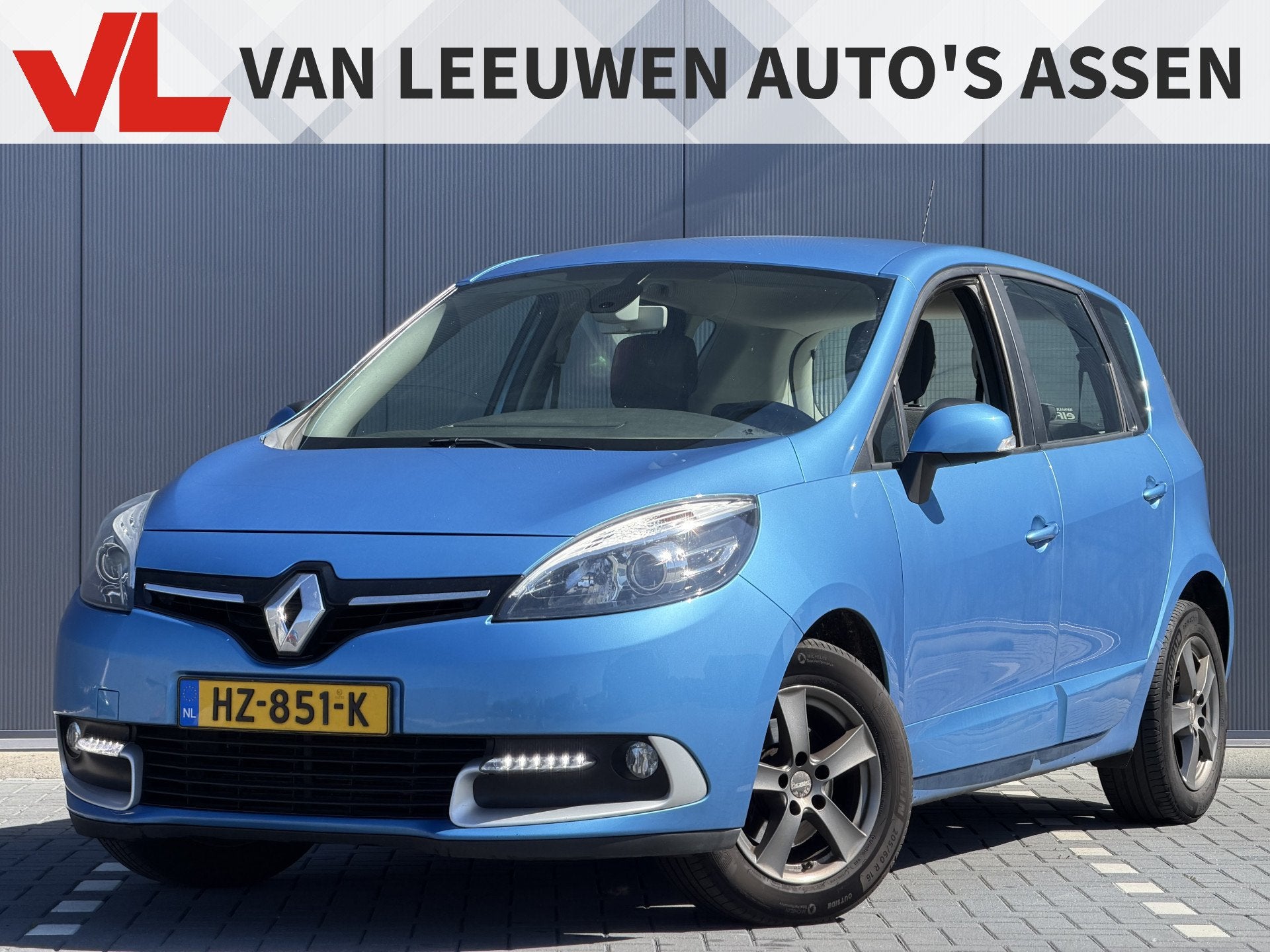 Renault Scénic 1.5 dCi Limited | RIJKLAAR | Trekhaak | Crui, Auto's, Renault, Euro 5, Zwart, 4 cilinders, Blauw