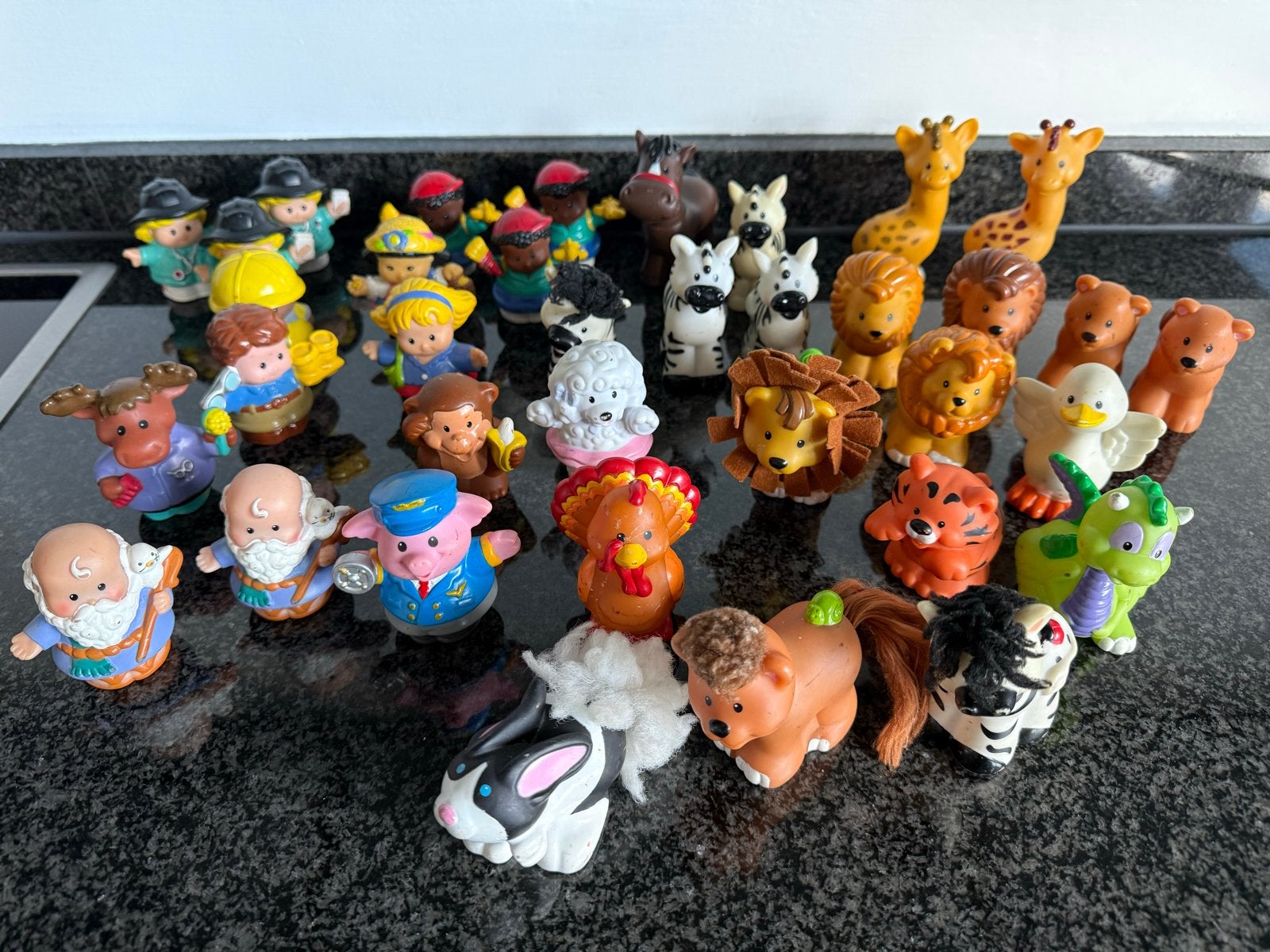 36 stuks Grote collectie Fisher-Price Little People figuren, Ophalen of Verzenden, Gebruikt, Jongen of Meisje