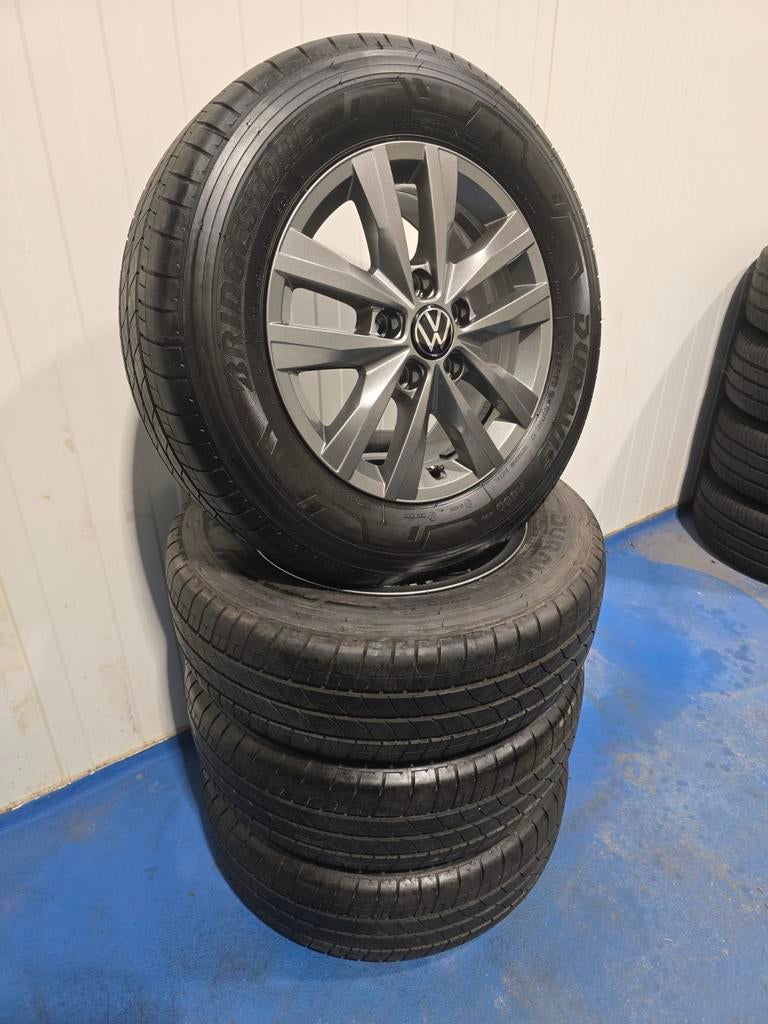🌞Originele VW Clayton velgen 16 inch T5 T6 T6.1 zomerbanden, 215 mm, 16 inch, Banden en Velgen, Nieuw