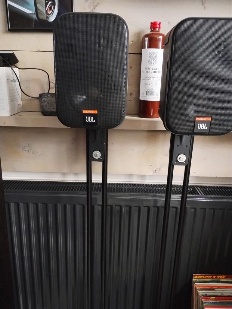 Onkyo TX-SR313 receiver 4 JBL speakers center en subwoofer, Gebruikt, 70 watt of meer, 5.1-systeem, Overige spelers