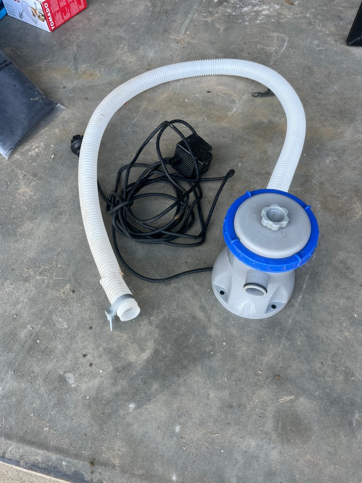 Bestway zwembad filterpomp, Tuin en Terras, Ophalen, Zo goed als nieuw, Filter