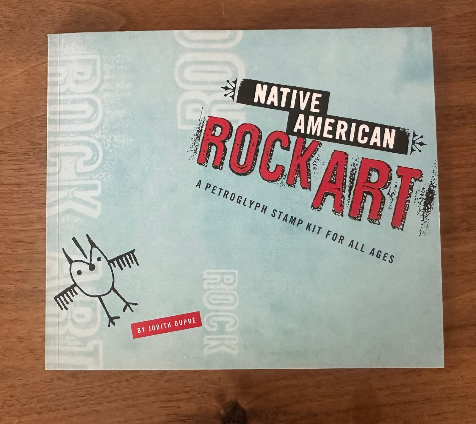 Native American Rock Art Petroglyph Stempel Kit - Judith Dup, Ophalen of Verzenden, Zo goed als nieuw, Houten stempel