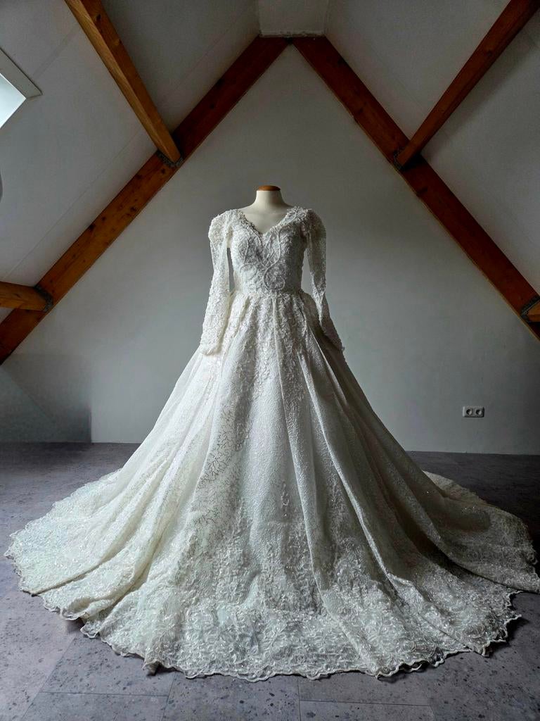 prinsessen bruidsjurk nieuw!, Ophalen, Nieuw, Wit, Trouwjurk