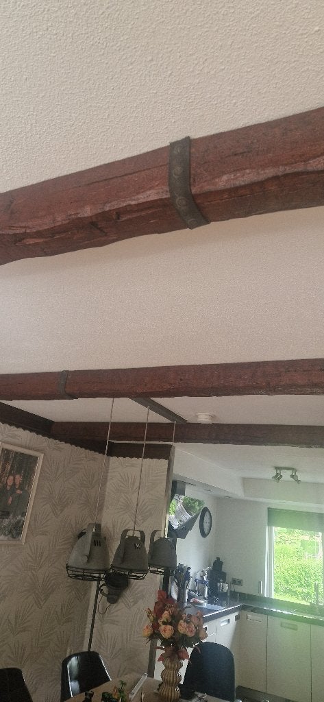 woon accessoires (kunststof plafondbalken), Ophalen, Gebruikt, Kunststof