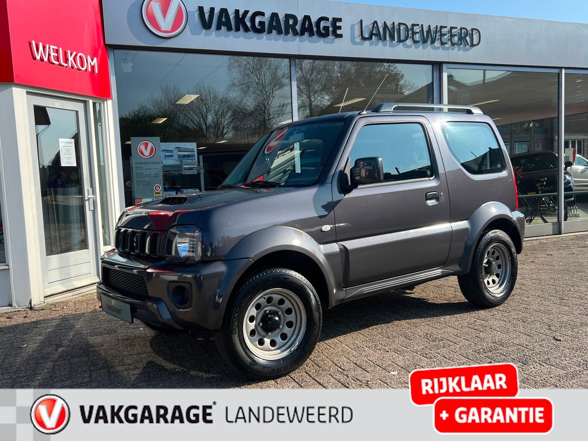 Suzuki Jimny 1.3 automaat, Trekhaak, 1e eigenaar., Auto's, Automaat, Dealer onderhouden, Gebruikt, Zwart