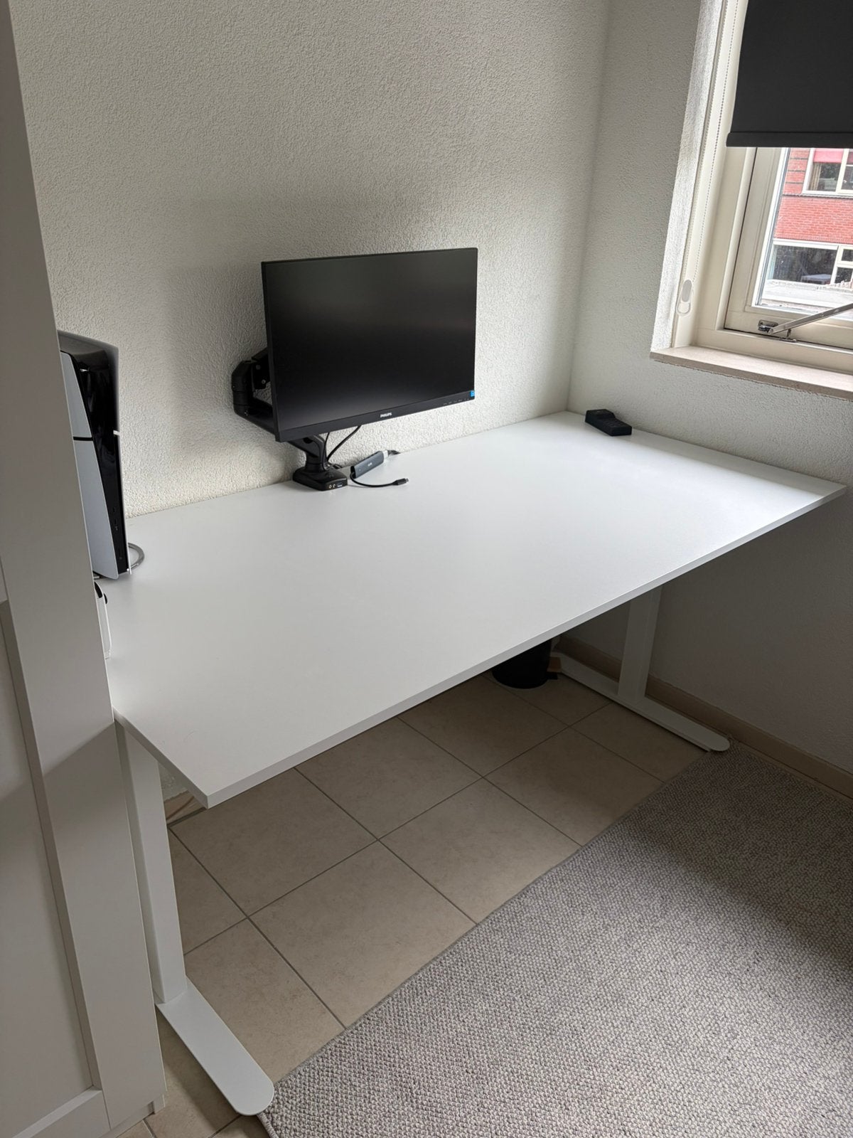 Bureau STAUNING 80x160 wit, Huis en Inrichting, Ophalen, Zo goed als nieuw