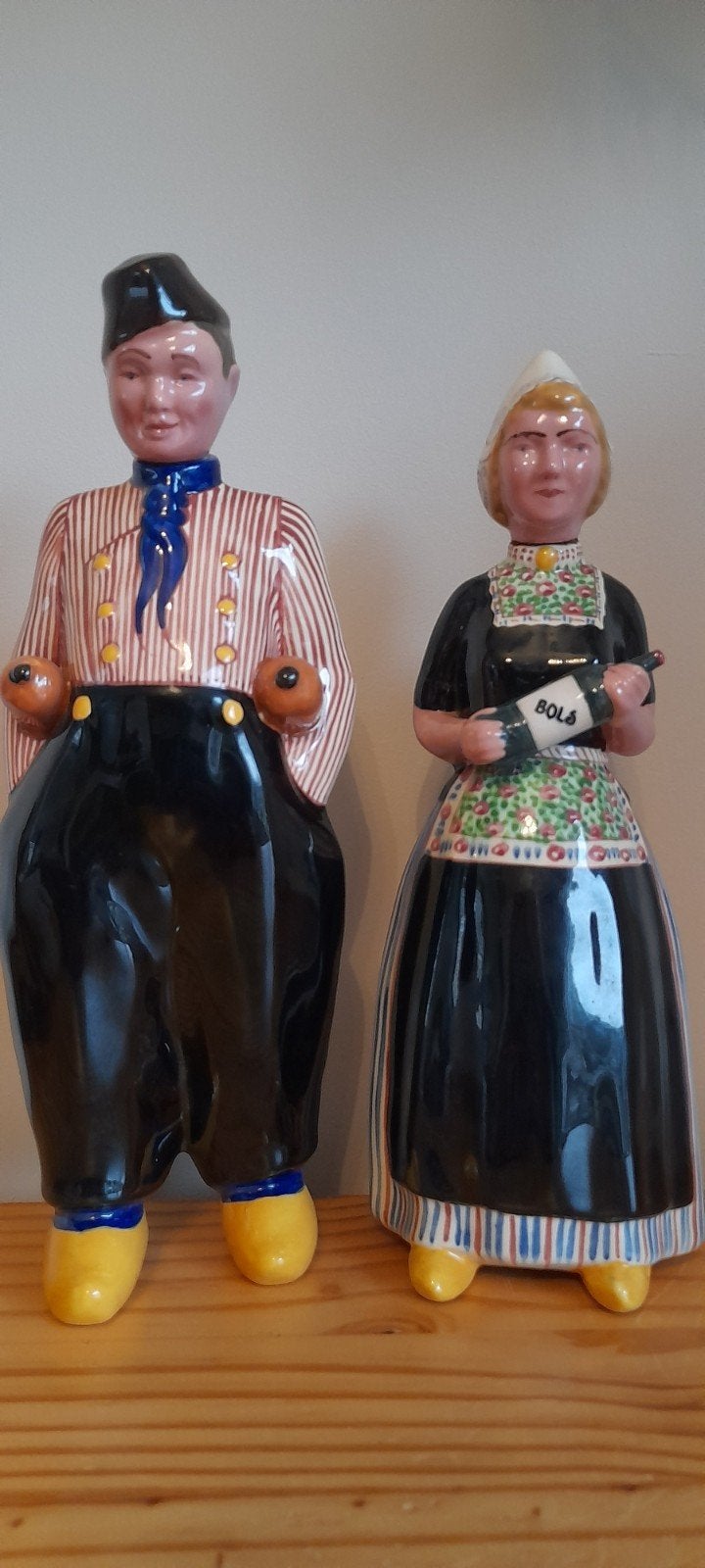 Bols Koppel - Hollandse Folklore Beeldjes, Ophalen of Verzenden, Gebruikt