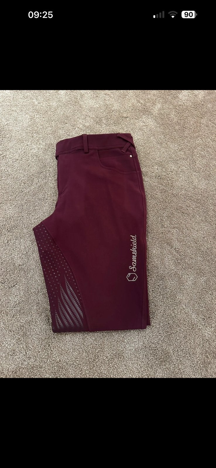 Samshield rijbroek maat L/40, Dieren en Toebehoren, Paardrijkleding, Ophalen of Verzenden, Zo goed als nieuw, Dressuur, Onderkleding