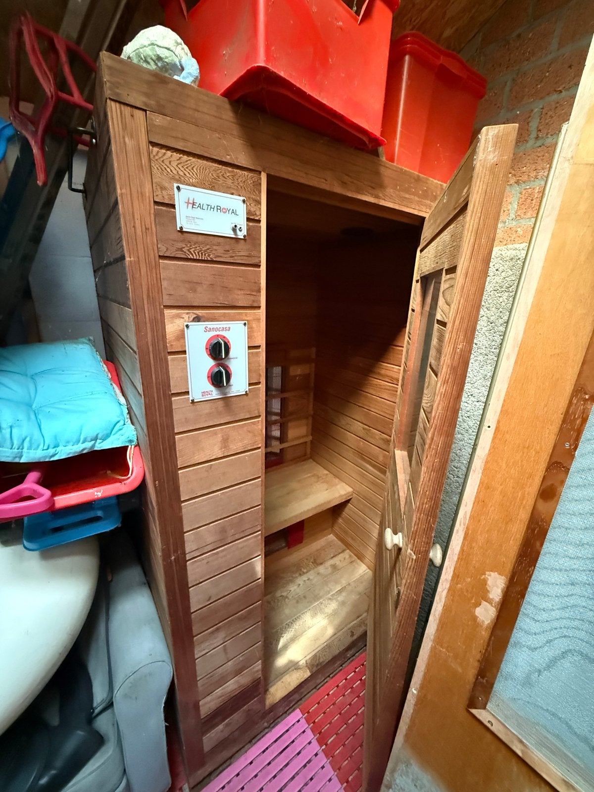 Health Royal Infrarood Sauna - Compact en Compleet, Ophalen of Verzenden, Gebruikt, Infrarood, Complete sauna