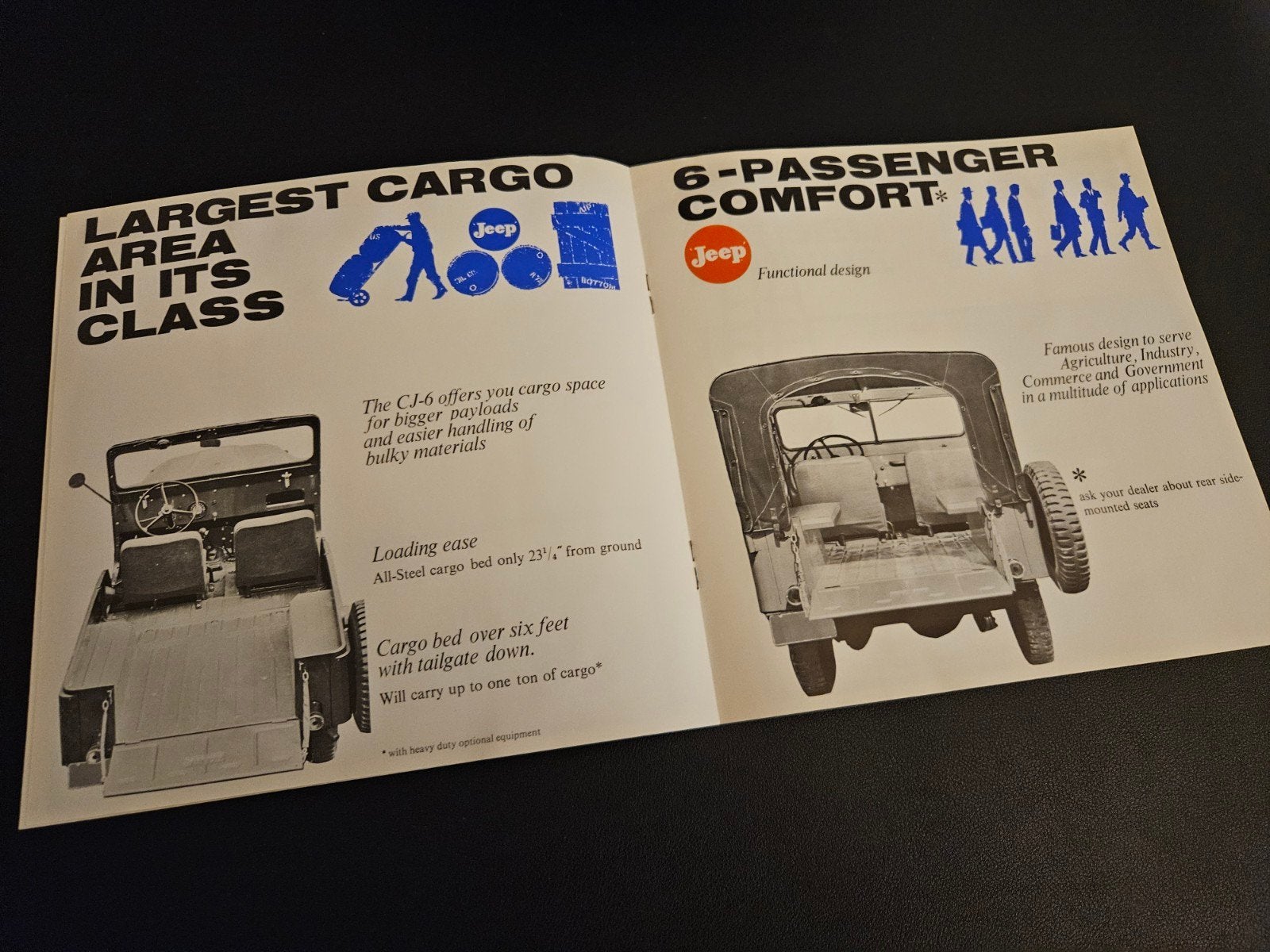 Brochure Willys Jeep CJ-6, Ophalen of Verzenden, Zo goed als nieuw, Overige merken