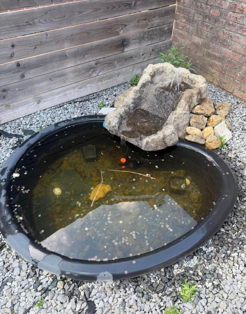 Vijver met waterval, Tuin en Terras, Vijvers, Ophalen, Gebruikt