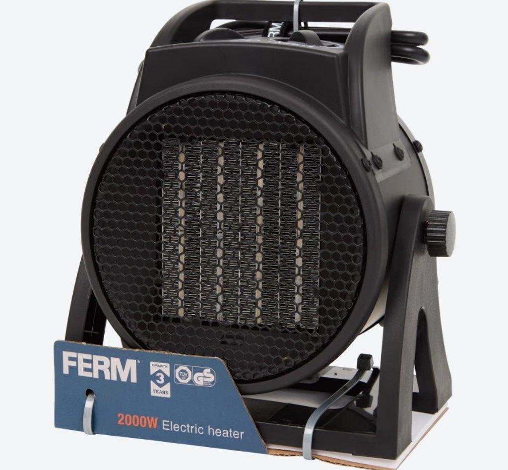 FERM elektrische kachel 2.000 watt, Ophalen, Nieuw, Elektrisch, Overige soorten