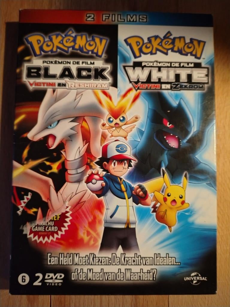 Pokémon de Film: Black & White (2 films) DVD, Cd's en Dvd's, Dvd's | Tekenfilms en Animatie, Tekenfilm, Verzenden, Boxset, Zo goed als nieuw