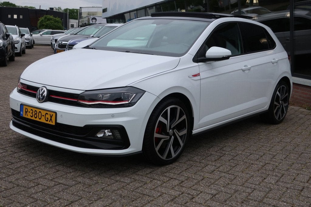 Volkswagen Polo 2.0 TSI GTI 2e EIG_LED_PANO_VIRTUAL_CAM_PDC, Auto's, Volkswagen, Gebruikt, 4 cilinders, 1984 cc, Leder en Stof