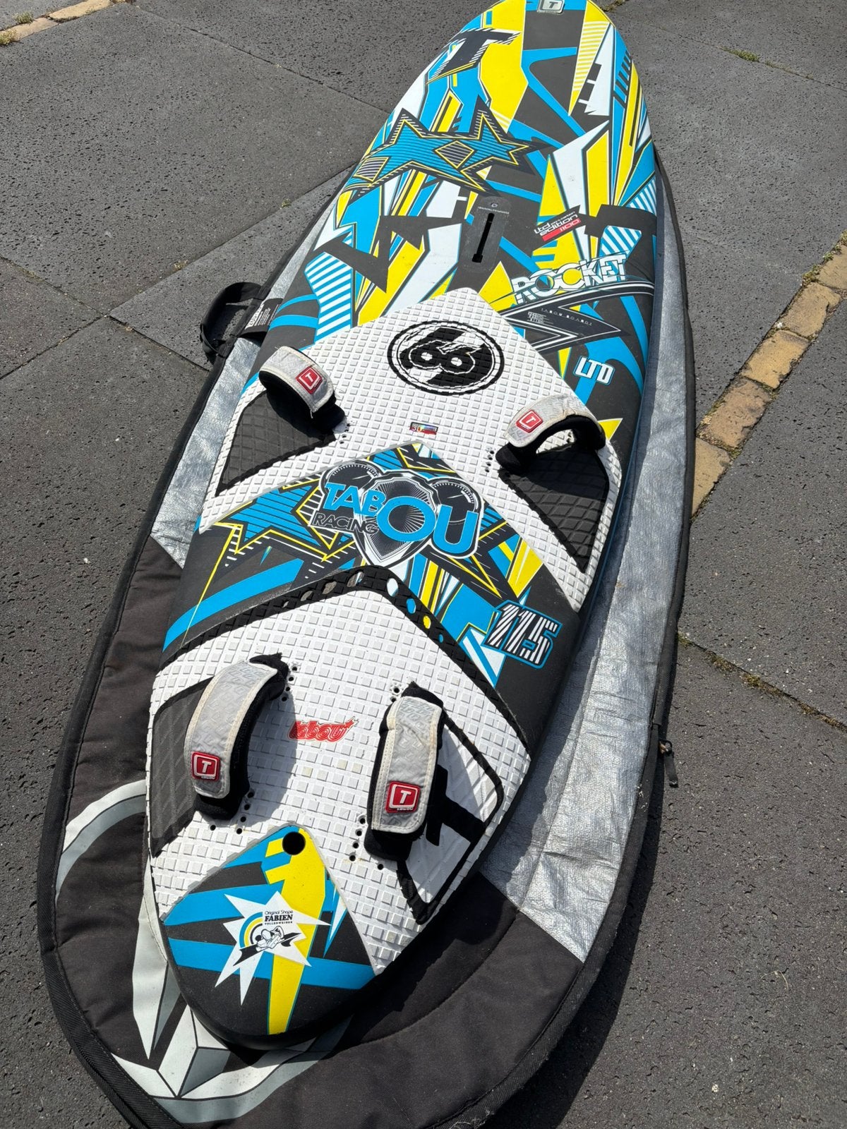 tabou rocket racing Ltd 115 liter 100% carbon, Ophalen of Verzenden, Zo goed als nieuw, Plank