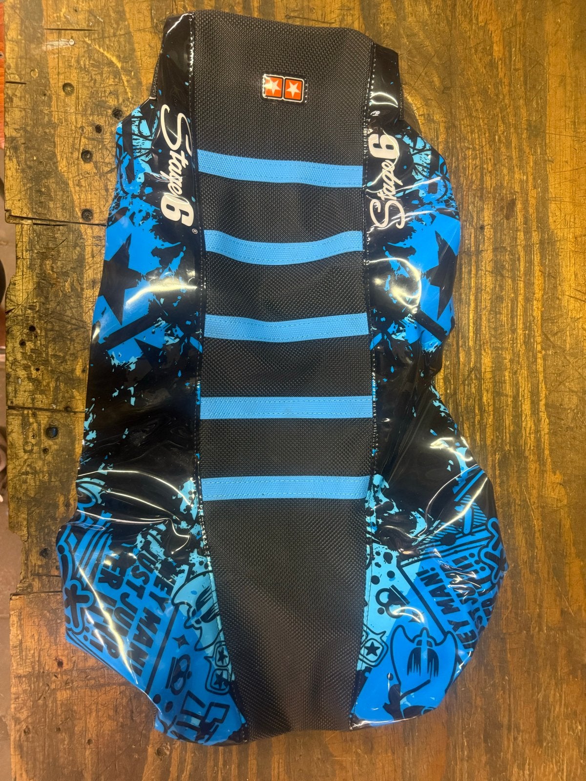 Stage6 Zadelhoes Blauw Derbi Xtreme Xrace Senda 2000-2010, Derbi, Derbi, Nieuw, Ophalen of Verzenden