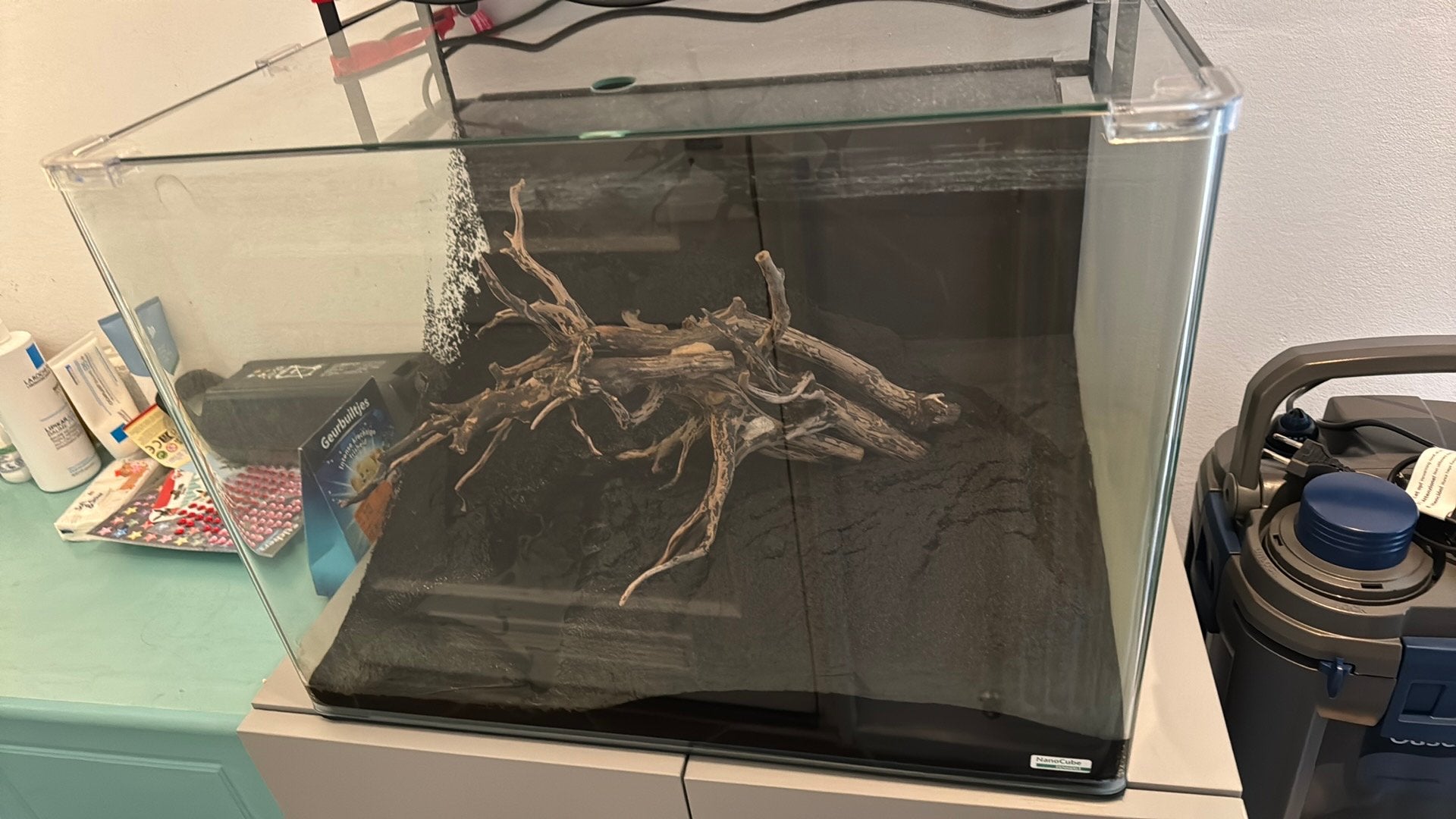 Compleet Aquarium Dennerle/Chihirios en Oase, Ophalen, Zo goed als nieuw, Leeg aquarium
