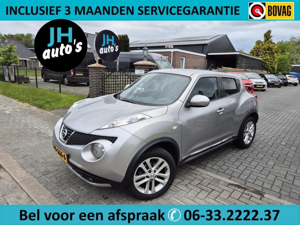 Nissan Juke 1.6 Acenta Eco CRUISE | VOLLEDIG ONDERHOUDEN, Euro 5, 4 cilinders, Met garantie (alle), 49 €/maand
