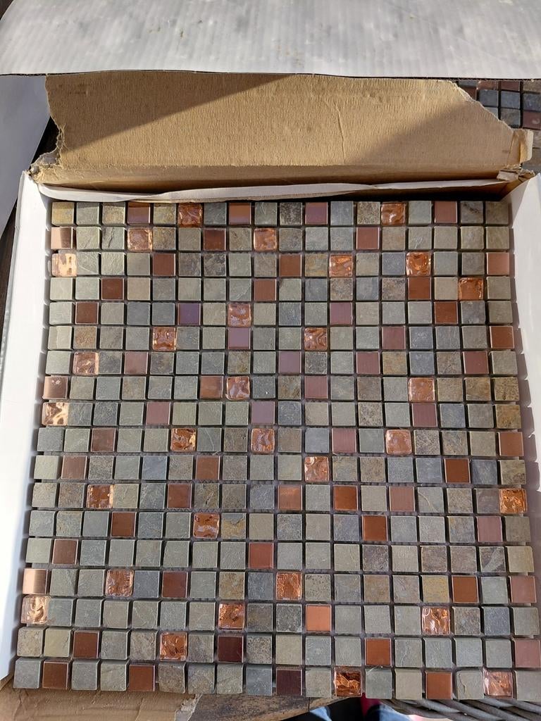 Mozaïek tegels., Ophalen, Nieuw, 20 tot 40 cm, Minder dan 5 m²