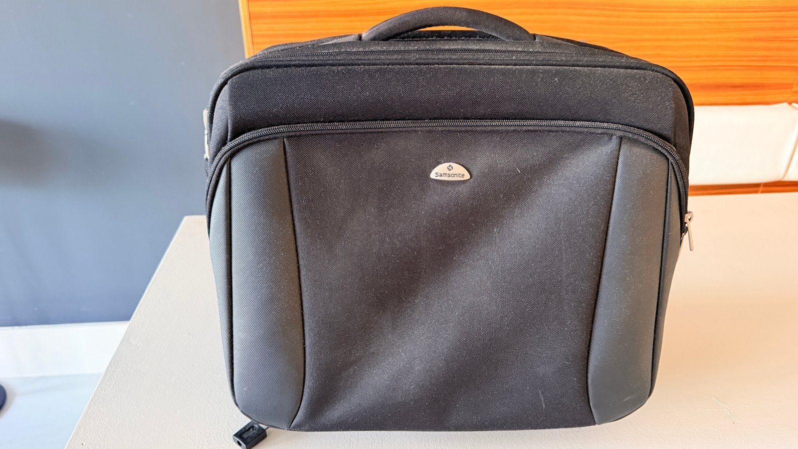 Samsonite laptoptas met wieltjes en uitschuifbare handgreep, 40 tot 60 cm, 20 tot 30 cm, Zwart, Ophalen of Verzenden