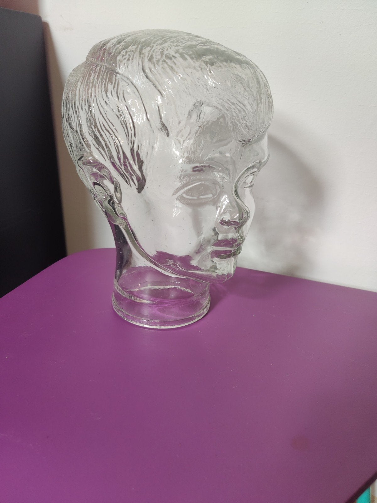 Glazen Hoofd Mannequin - Vintage Stijl Display, Ophalen of Verzenden