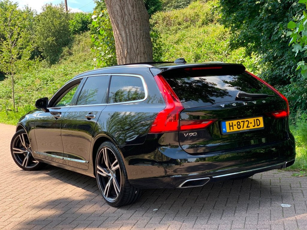Volvo V90 2.0 D5 AWD Inscription PANO LEDER B&W TREKHAAK VOL, Auto's, Volvo, Euro 6, 197 €/maand, Zwart, Diesel
