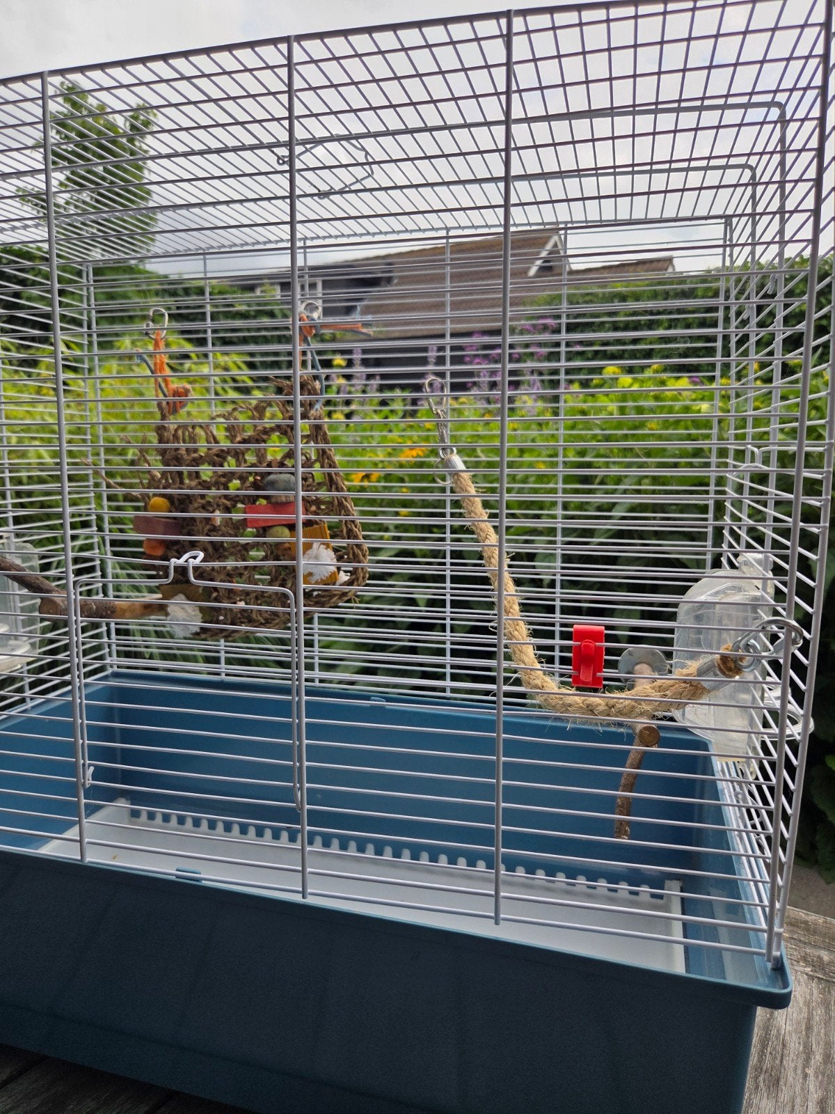 Ferplast vogelkooi parkiet /kanarie, Ophalen, Zo goed als nieuw, Metaal, Vogelkooi