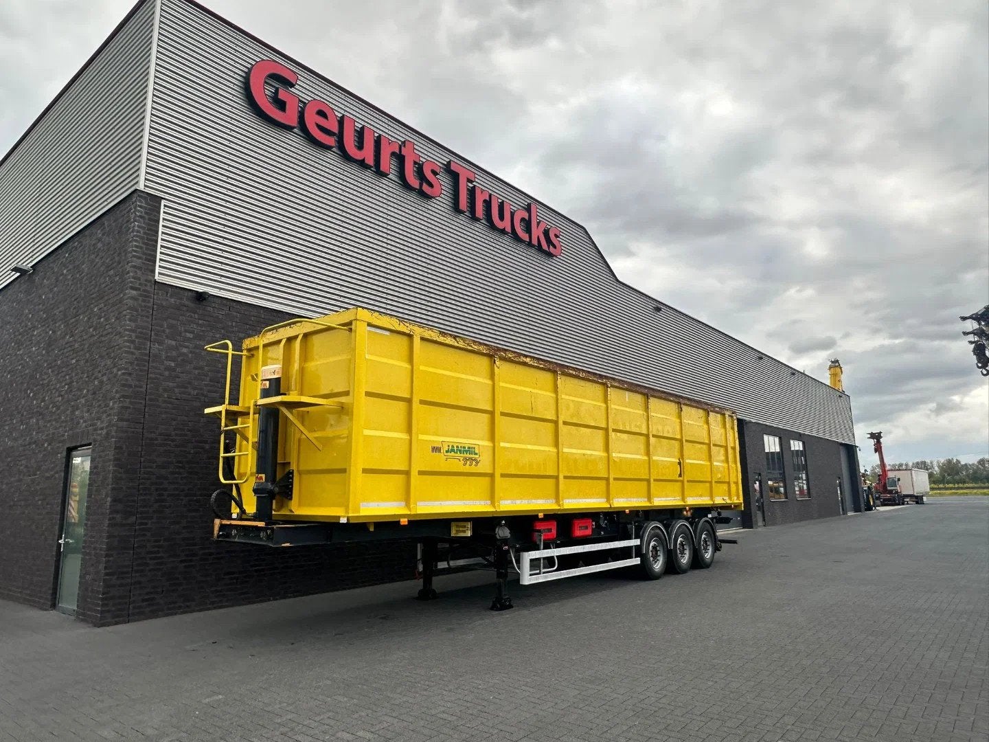 Bodex SHSCHROOT-OPLEGGER KIPPER/TIPPER /AUFLIEGER/TRAILER, Overige brandstoffen, Geel, Bedrijf, Aanhangers en Opleggers