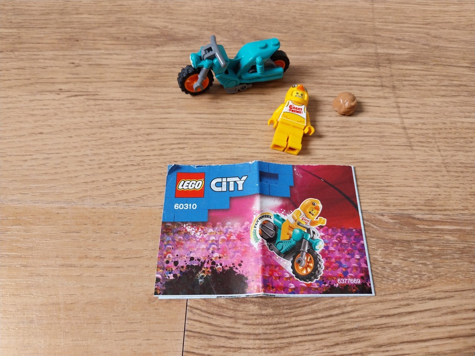 lego 60310 chicken stunt bike, Ophalen of Verzenden