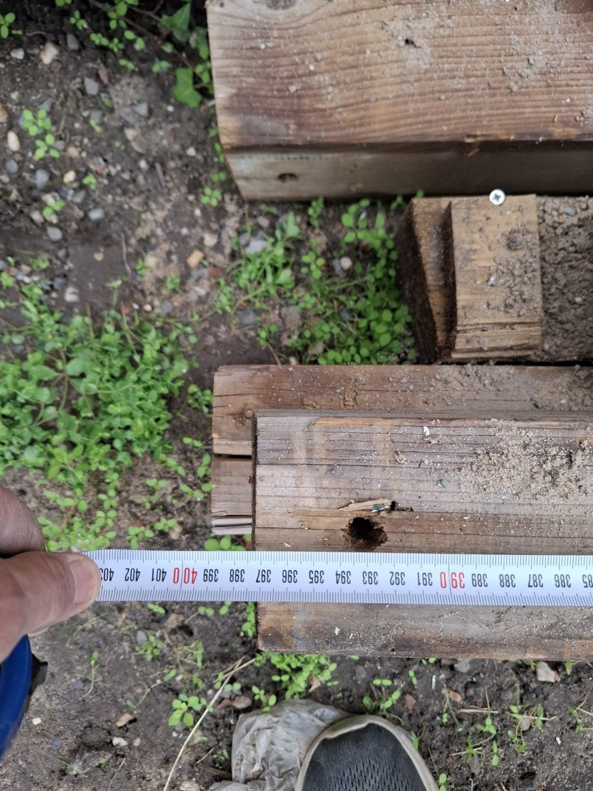 Diverse gebruikte houten planken en balken, Geïmpregneerd, Gebruikt, Minder dan 25 mm, Grenen