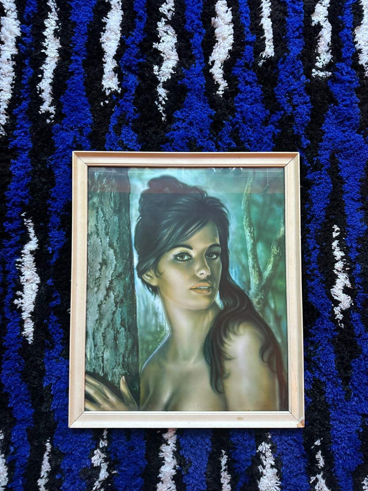 Vintage bohemian portret – zigeuner vrouw, Gebruikt, Ophalen of Verzenden, Nvt, Nvt