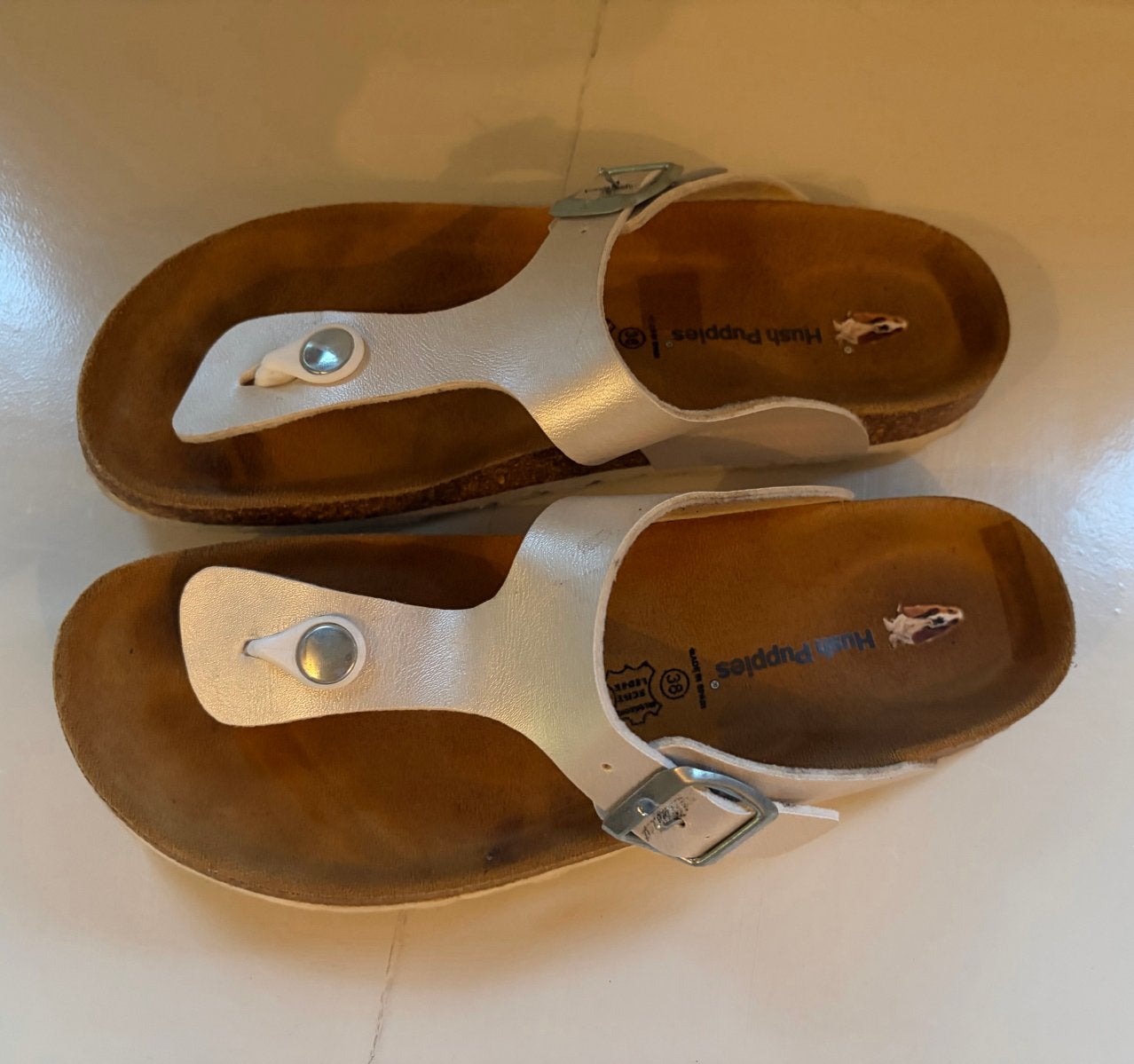 Zeer nette Hush Puppies sandalen, maat 38, Ophalen of Verzenden, Zo goed als nieuw, Sandalen of Muiltjes