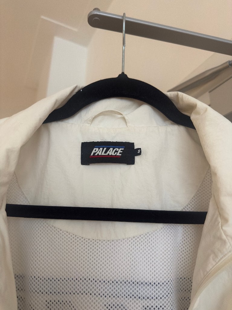 Palace White Windbreaker Jacket – Size S, Palace, Wit, Ophalen of Verzenden, Gedragen